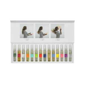 Set met 14 verzorgende parfums van 5 ml